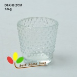 Glass candlerholder