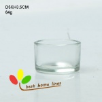 glass tea candleholder