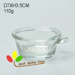 Glass apple shape candleholder