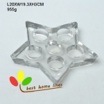 glass star shape candleholder