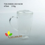 Glass daul-wall cup