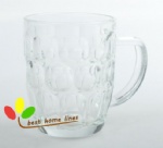 Glass beer mug