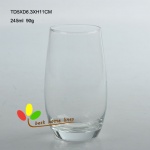blow glass wine cup 250ml