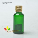 glass essential oil bottle 30ml greeen color