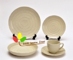 stoneware material dinner set