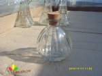 Glass spice jar with cork