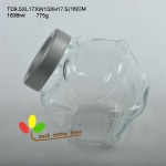 Unique sroarge jar 1.8L with plastic lid
