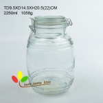 Glass huge storage jar